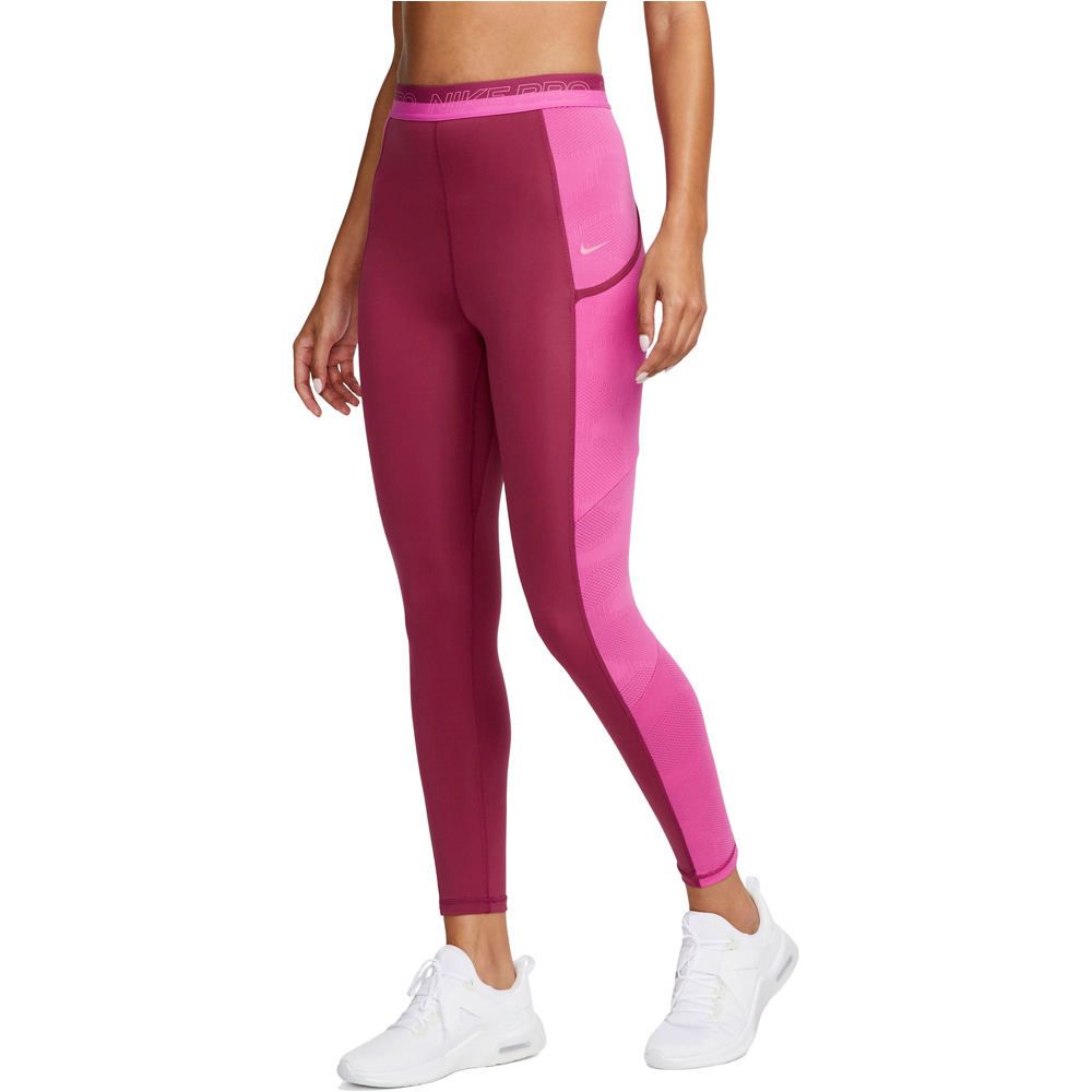 Nike pantalones y mallas largas fitness mujer W NP DF HR 7/8 TIGHT FEMME vista frontal