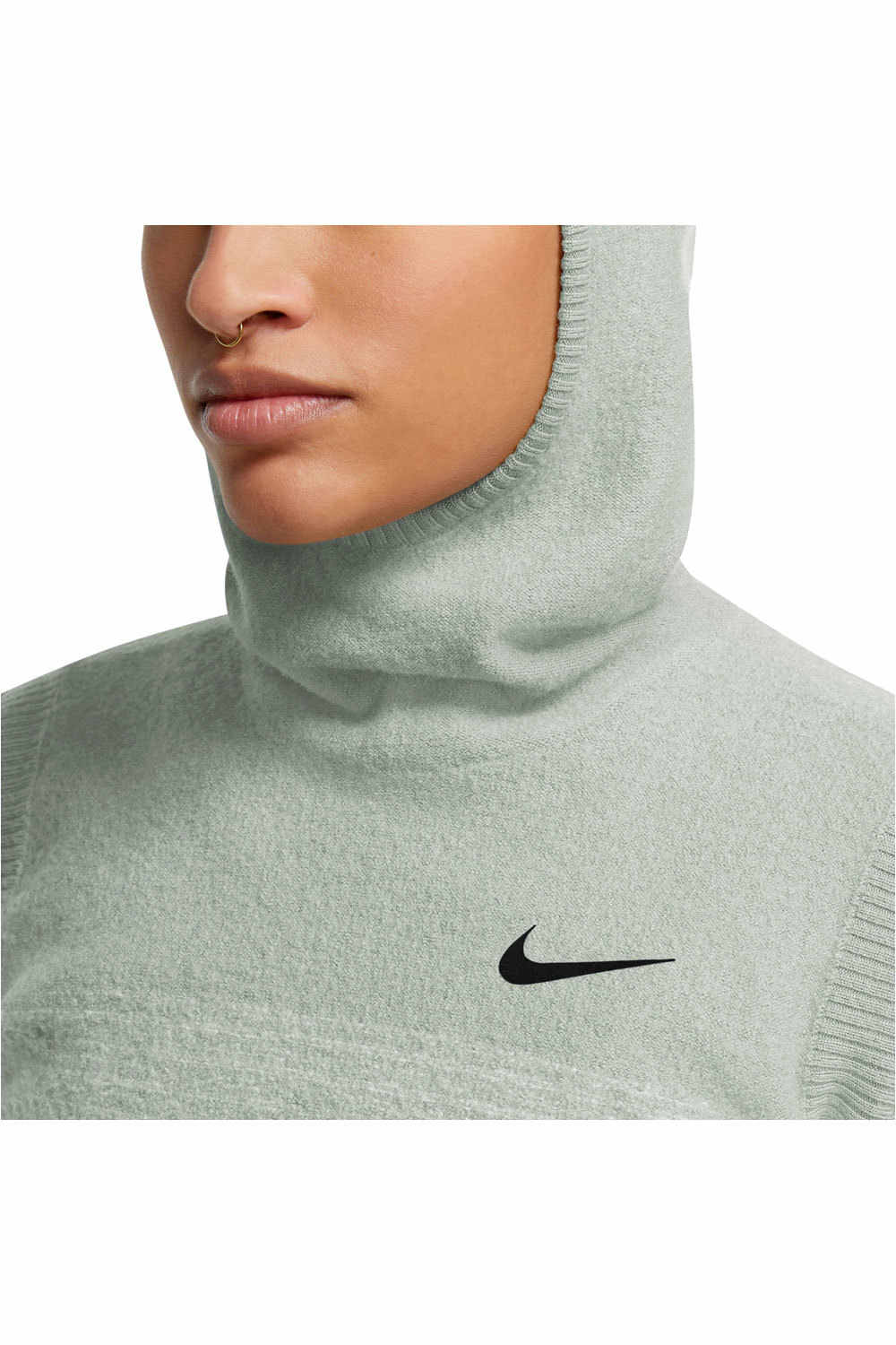 Nike camiseta técnica manga larga mujer W NK DF ADV RUN DVN HD VEST vista detalle