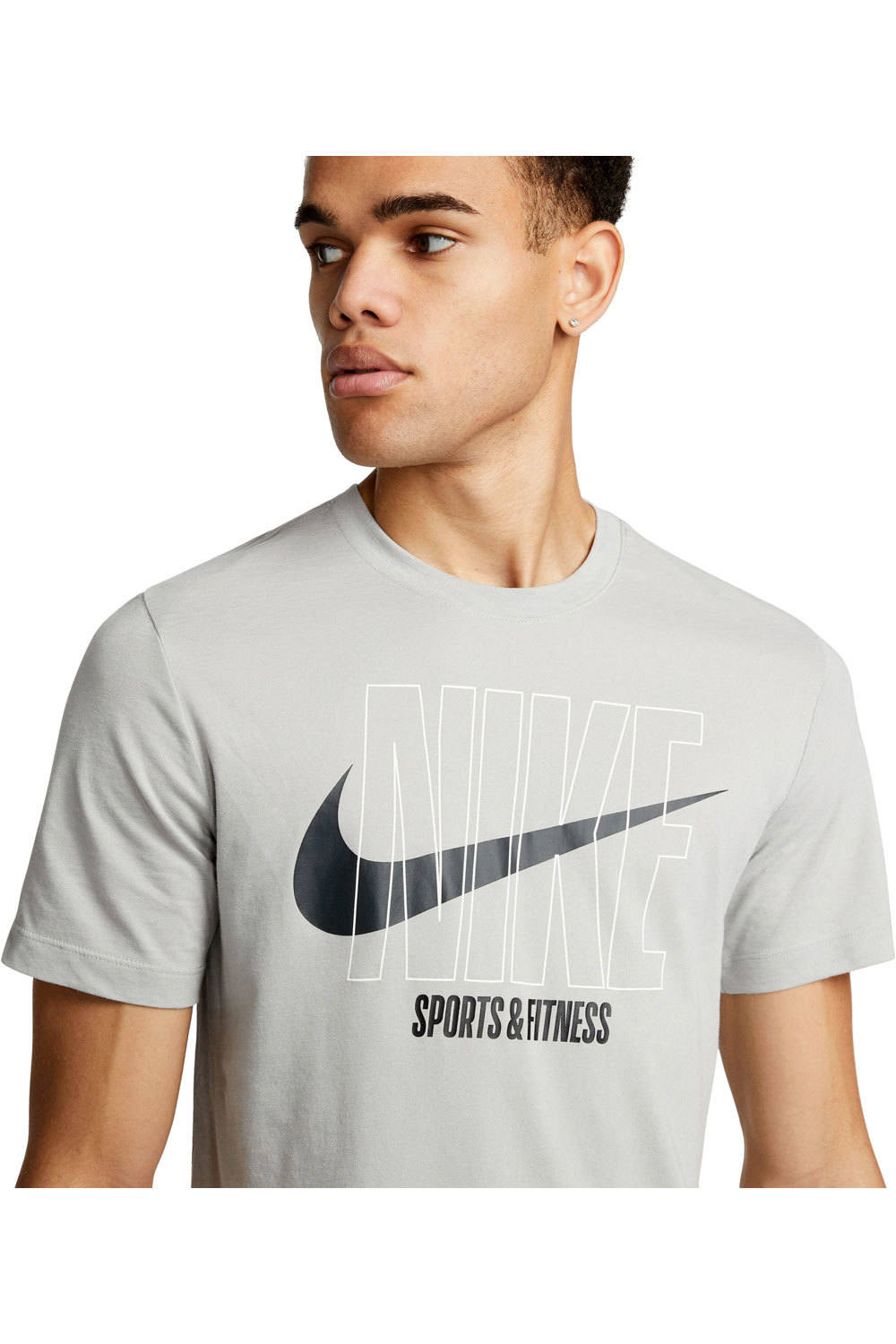 Nike camiseta fitness hombre M NK DF TEE SLUB HBR vista detalle