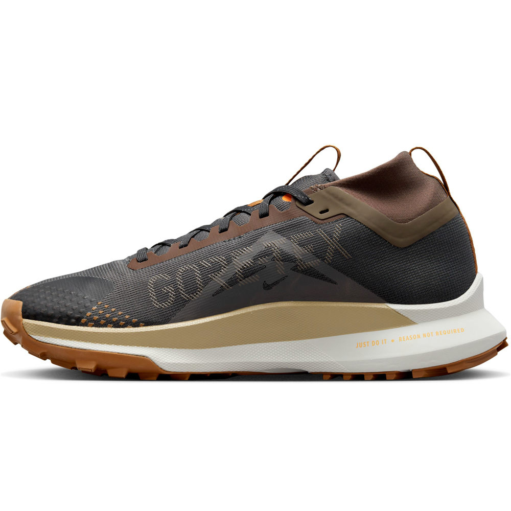 Nike zapatillas trail hombre NIKE REACT PEG TRAIL 4 GTX SU lateral interior