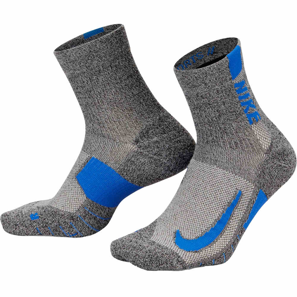 Nike calcetines running U NK MLTPLIER ANKLE 2PR - 144 vista frontal