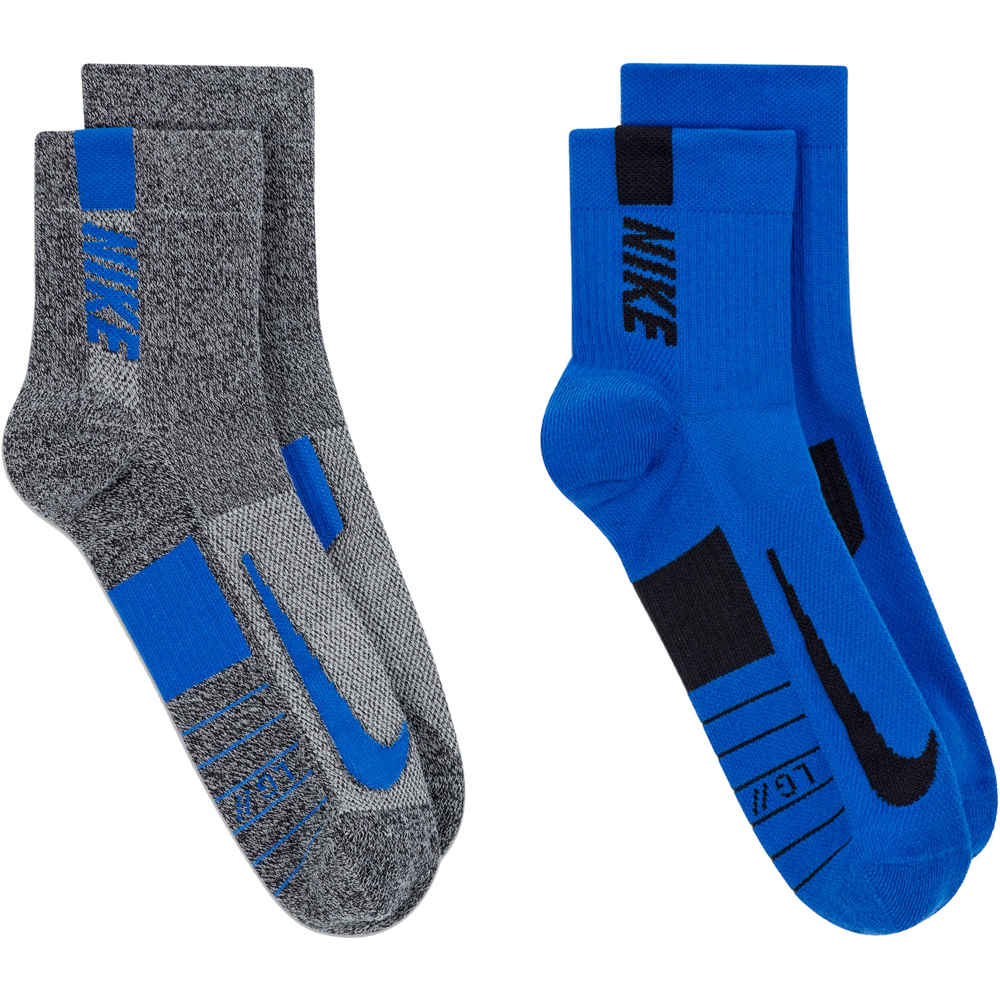 Nike calcetines running U NK MLTPLIER ANKLE 2PR - 144 02