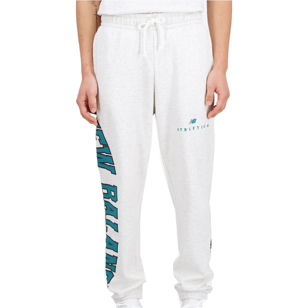 New Balance pantalón hombre Uni-ssentials Warped Classics FT Sweatpant vista frontal