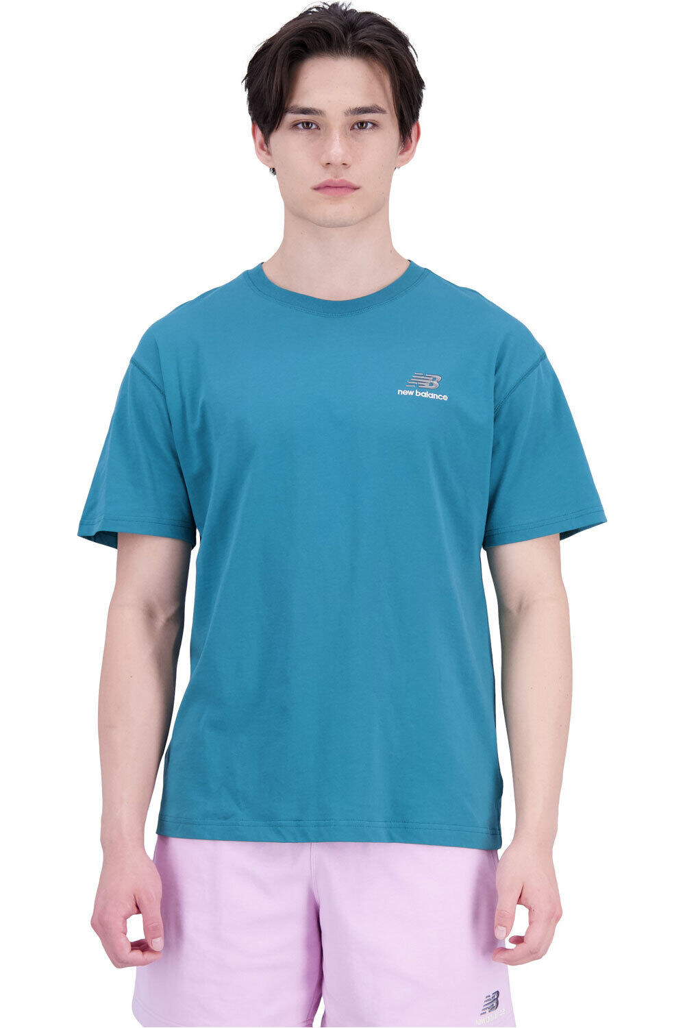 New Balance camiseta manga corta hombre Uni-ssentials Cotton Tee vista frontal