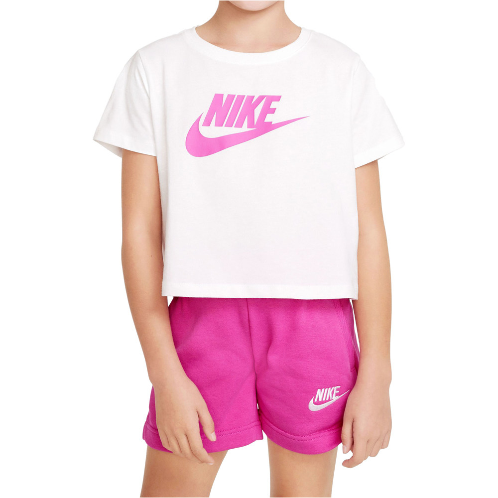 Nike camiseta manga corta niña G NSW TEE CROP FUTURA 03