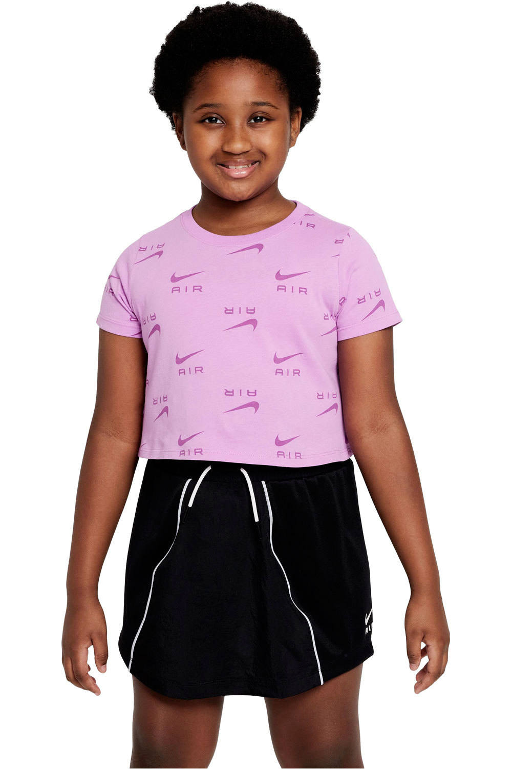 Nike sportswear air aop camiseta manga corta niña