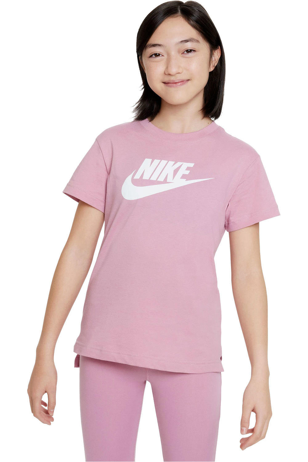 Nike camiseta manga corta niña G NSW TEE DPTL BASIC FUTURA vista frontal