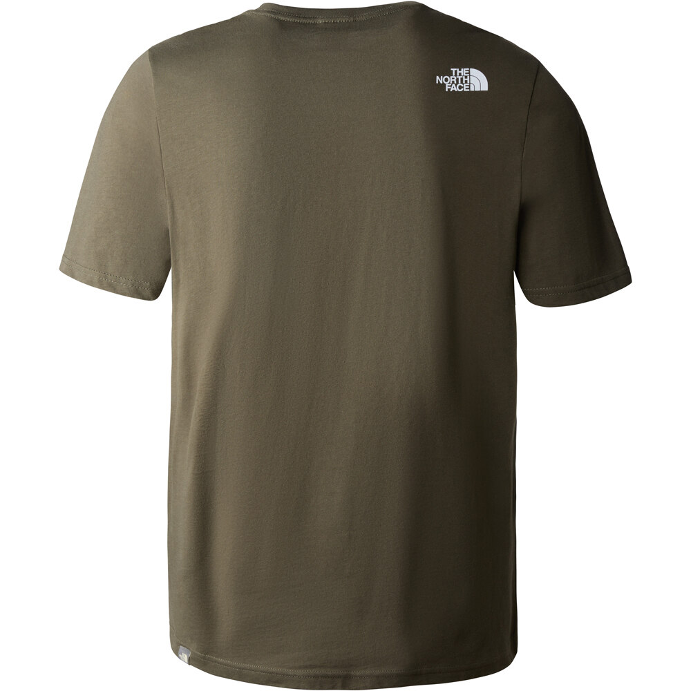 The North Face camiseta manga corta hombre M S/S EASY TEE vista trasera