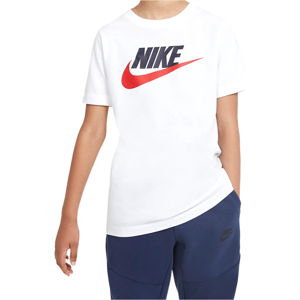 Nike camiseta manga corta niño B NSW TEE FUTURA ICON TD vista frontal