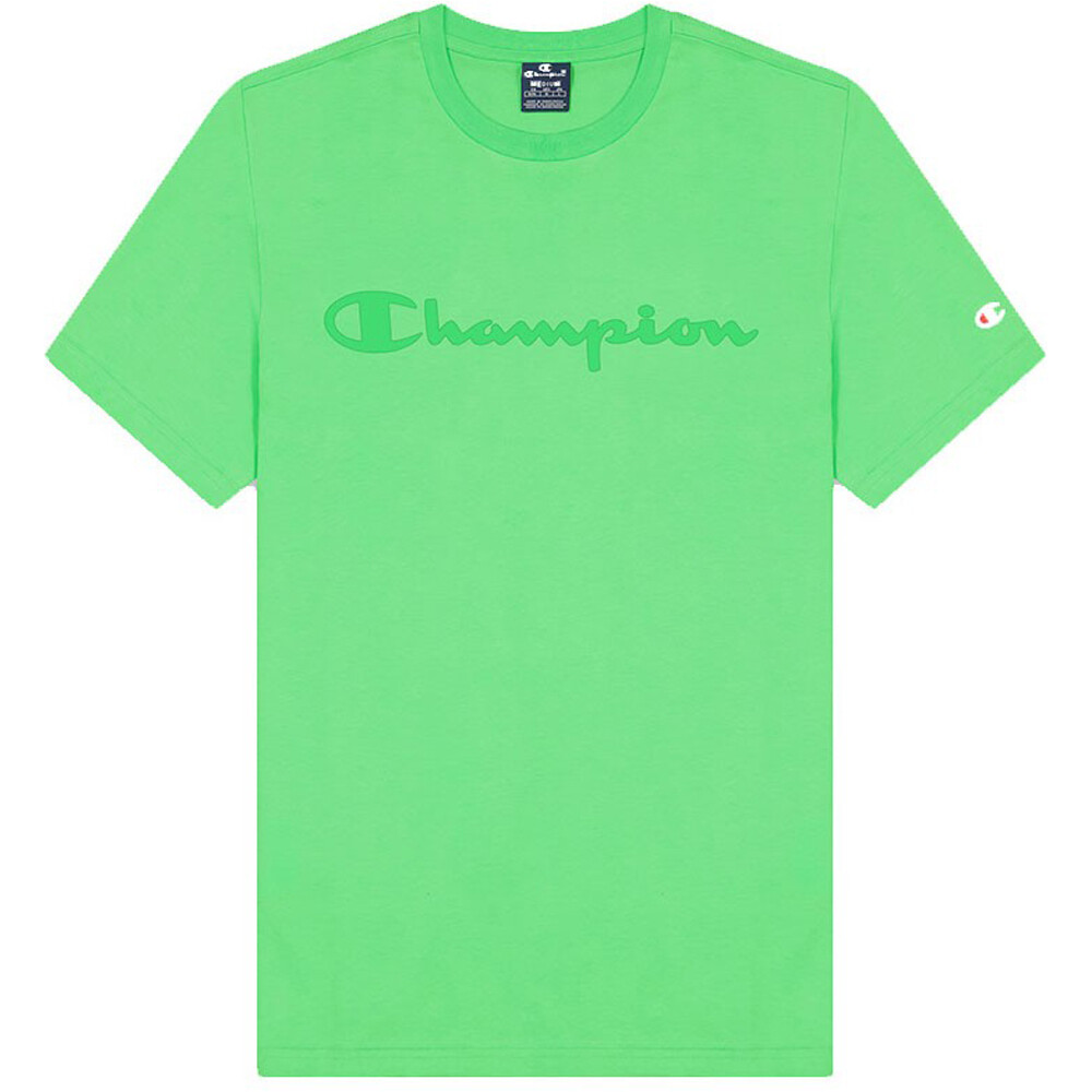 Classic crewneck t-shirt camiseta manga corta hombre Verde (M)