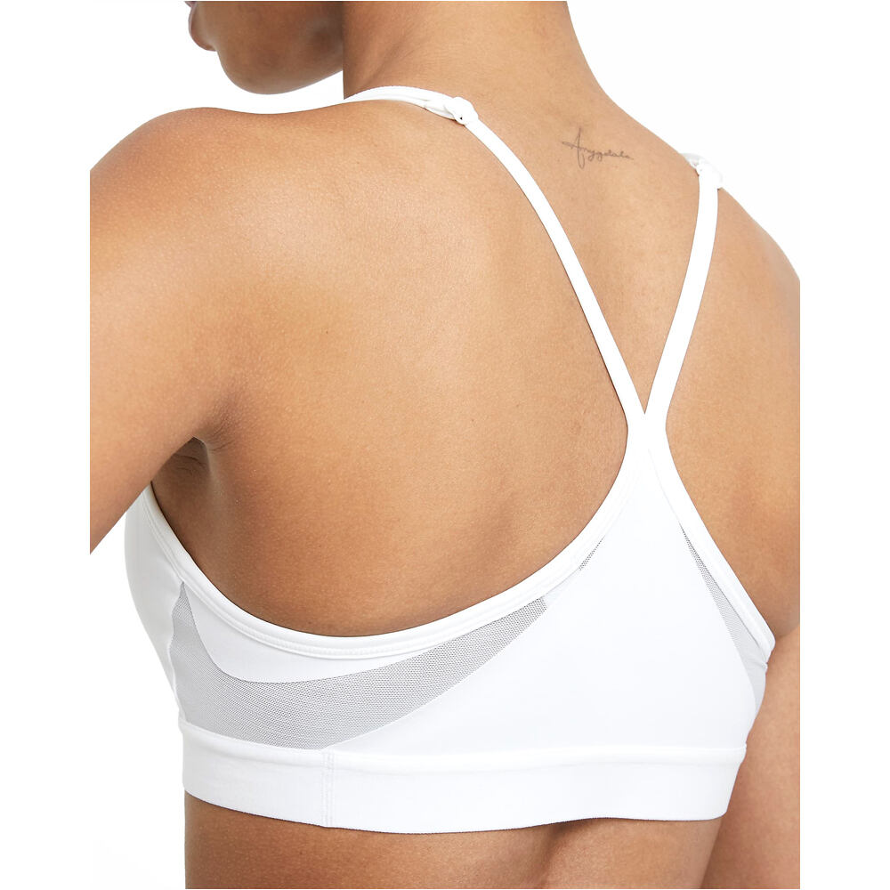 Nike sujetadores deportivos W NK DF INDY V-NECK BRA vista trasera