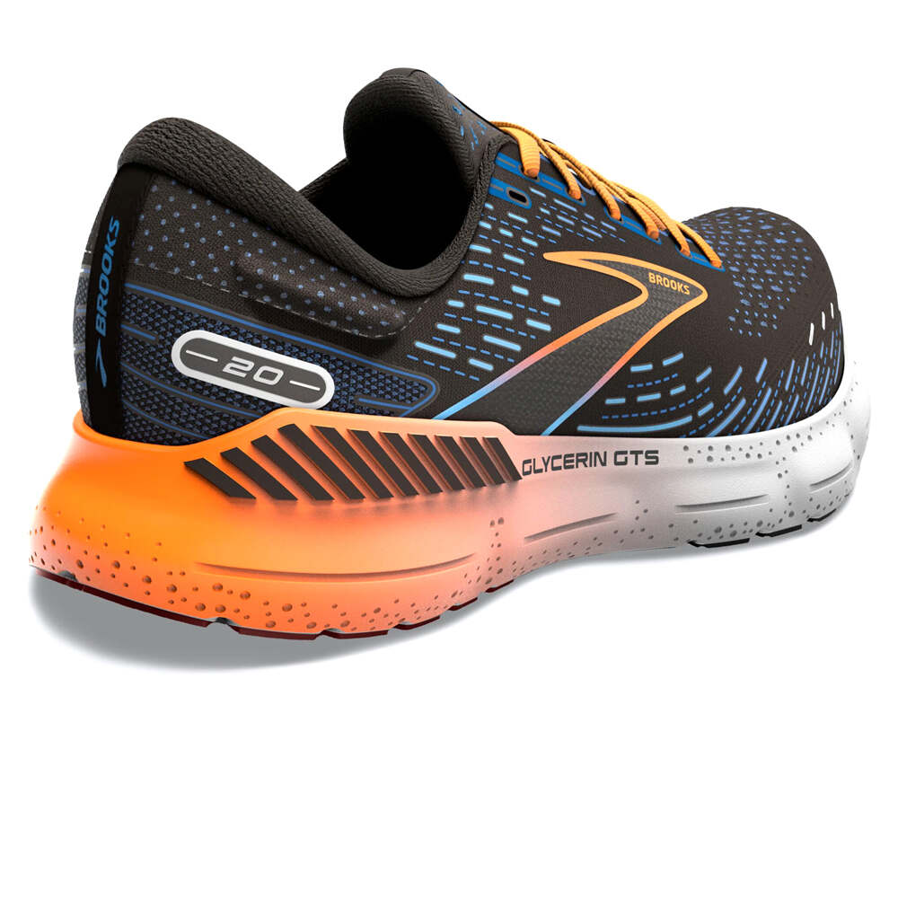 Brooks zapatilla running hombre GLYCERIN GTS 20 vista trasera