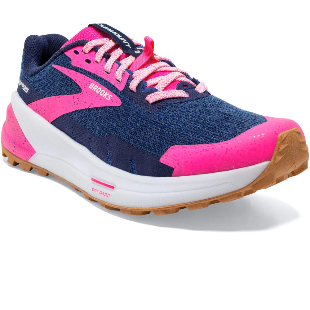 Brooks zapatillas trail mujer CATAMOUNT 2 lateral interior