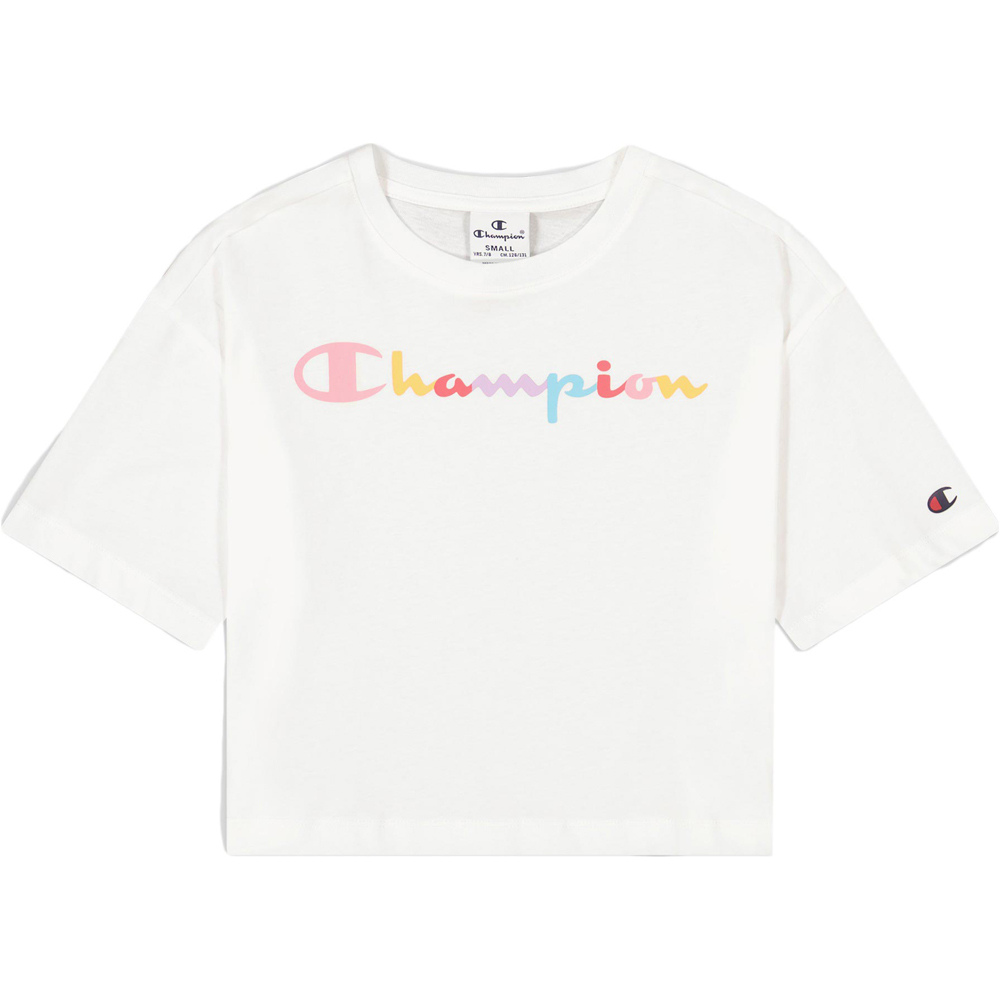 Champion camiseta manga corta niña Classics COLOURS vista frontal