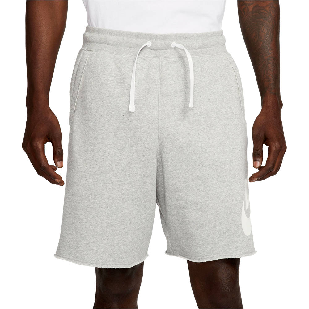 Nike bermudas hombre M NK CLUB ALUMNI HBR FT SHORT vista frontal