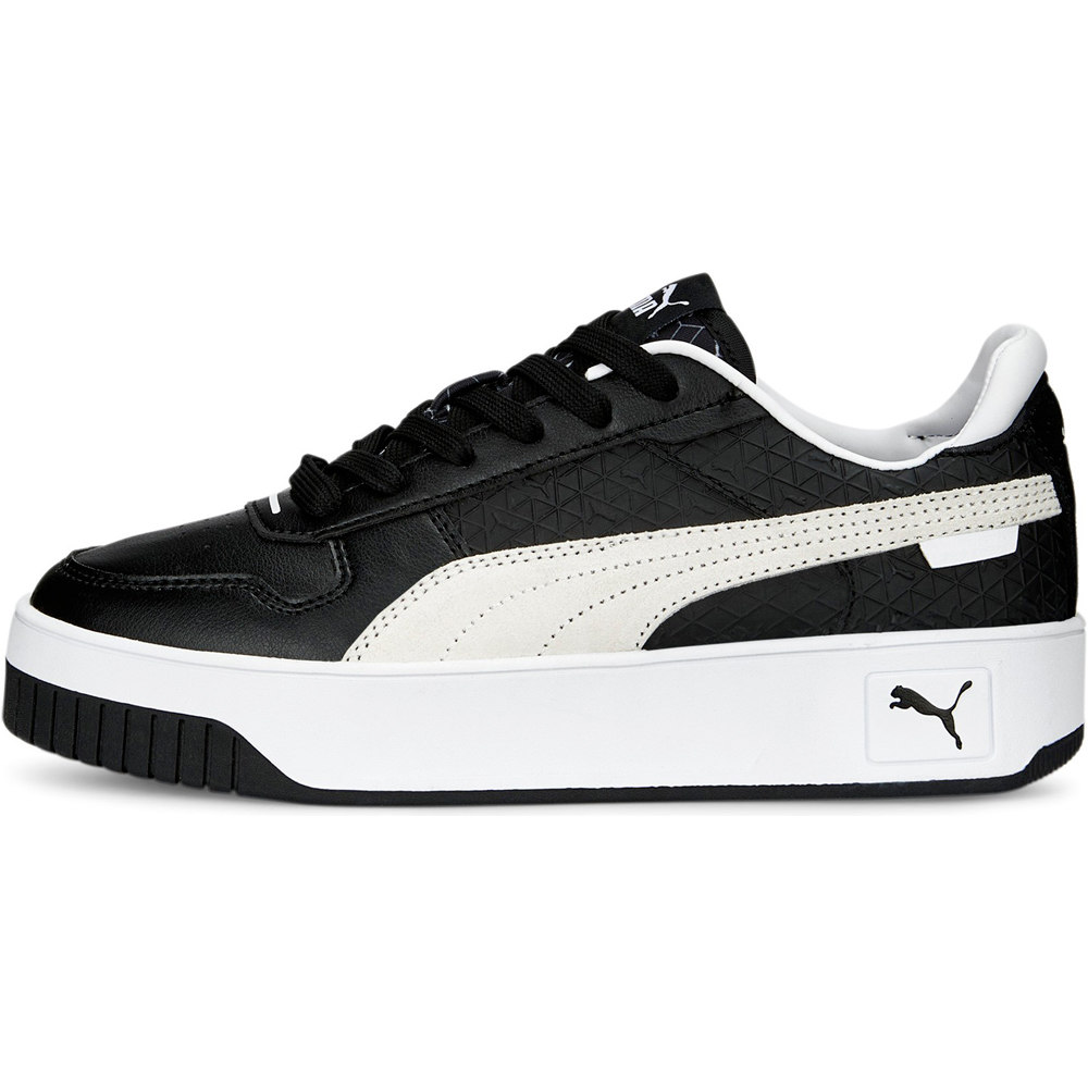 Puma zapatilla moda mujer Carina Street Logo Power lateral exterior