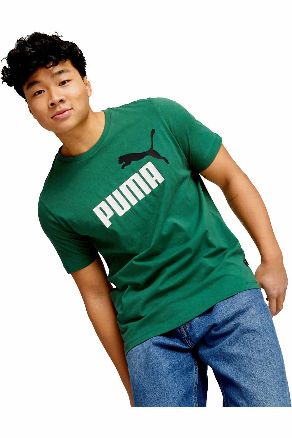 Puma camiseta manga corta hombre ESS+ 2 Col Logo Tee vista frontal