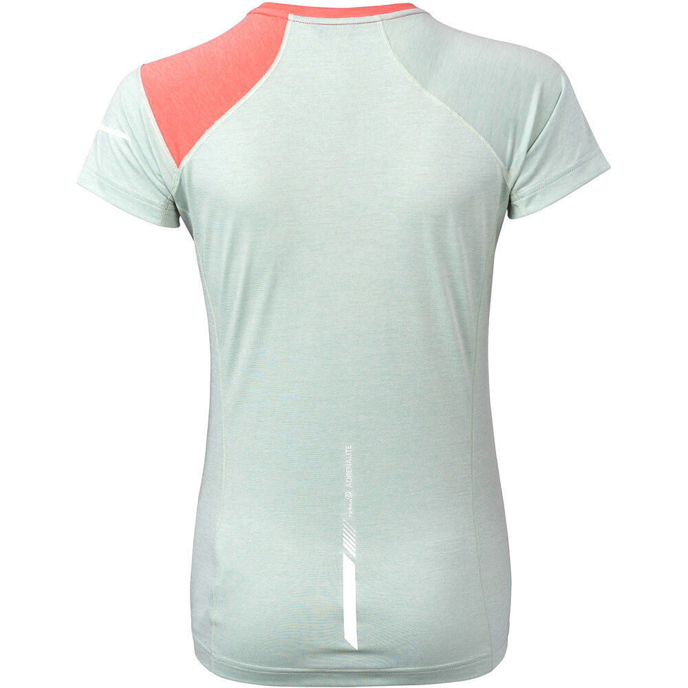 Ternua camiseta montaña manga corta mujer STEPW vista trasera