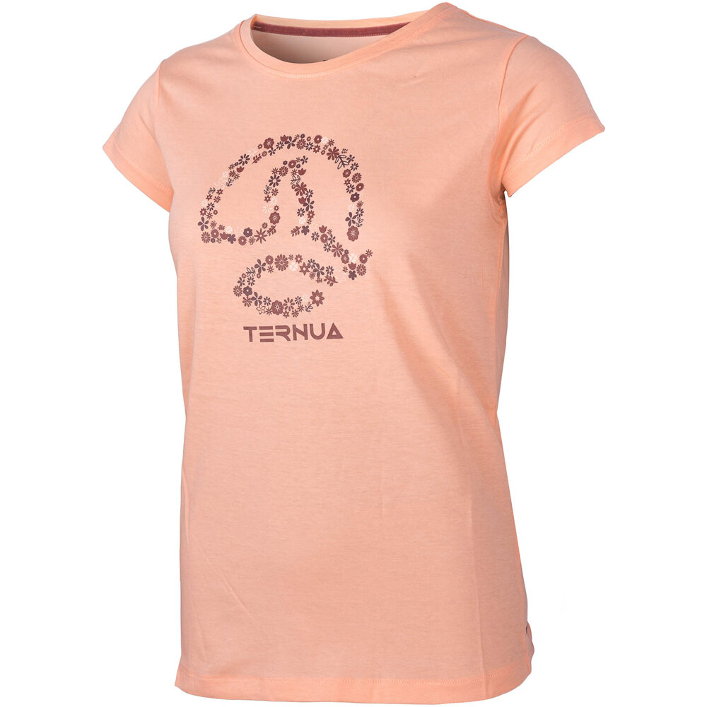 Ternua camiseta montaña manga corta mujer LUTNI vista frontal