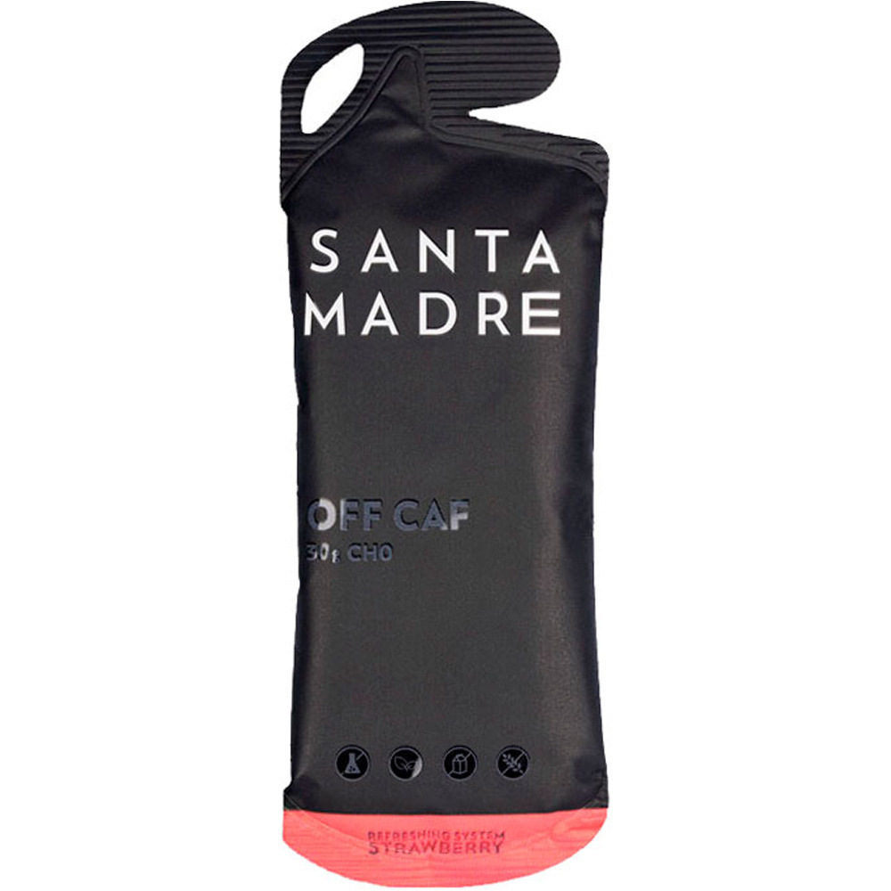 Santa Ma energía instantánea SM Gel 30CHO OFF CAF Fresa 30 x 50ml vista frontal