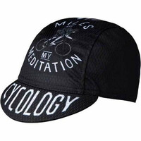 Cycology gorras ciclismo Miles are my Meditation Cycling Cap vista frontal