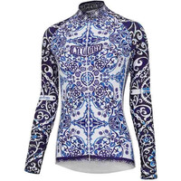 Cycology maillot manga larga mujer Majolica Women's Long Sleeve Jersey vista frontal