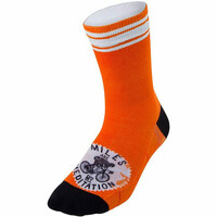 Cycology calcetines ciclismo Miles are my Meditation Cycling Socks vista frontal