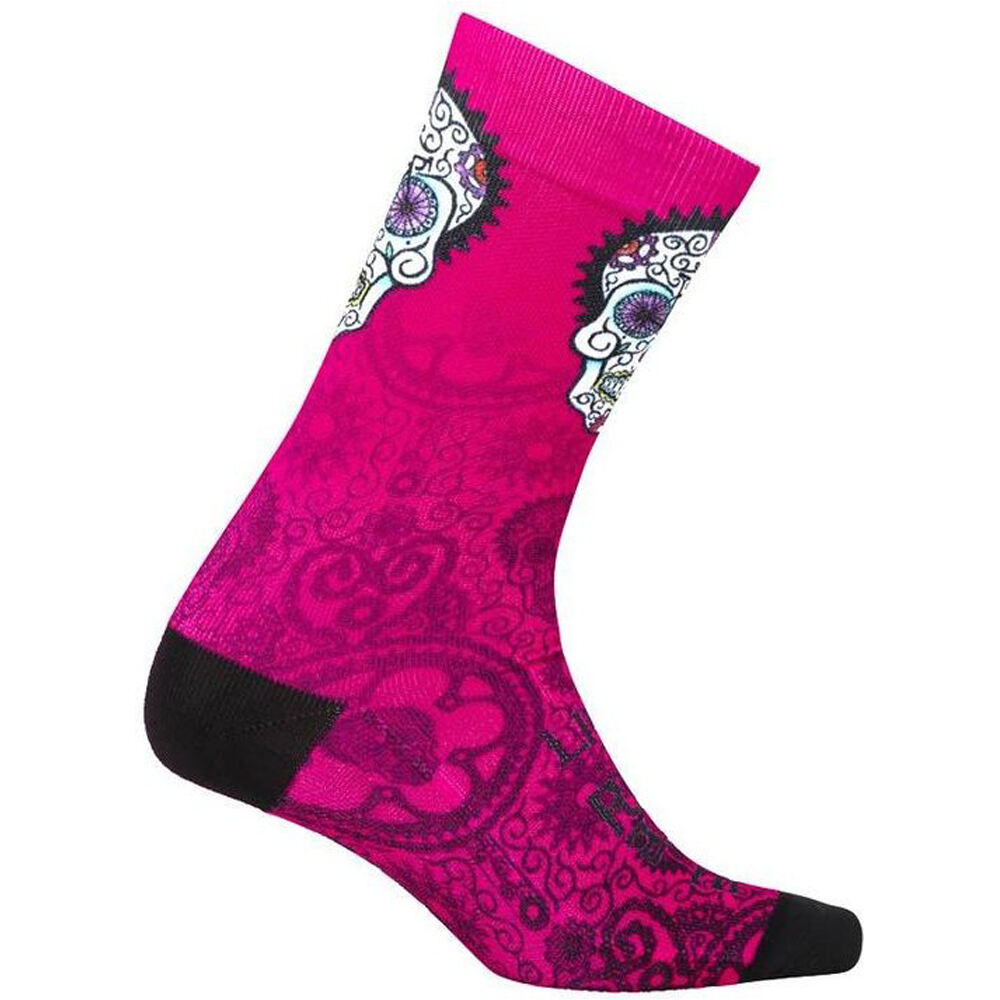 Cycology calcetines ciclismo Day of the Living Pink Cycling Socks vista detalle