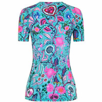 Cycology maillot manga corta mujer Secret Garden Women's  MTB Jersey vista trasera