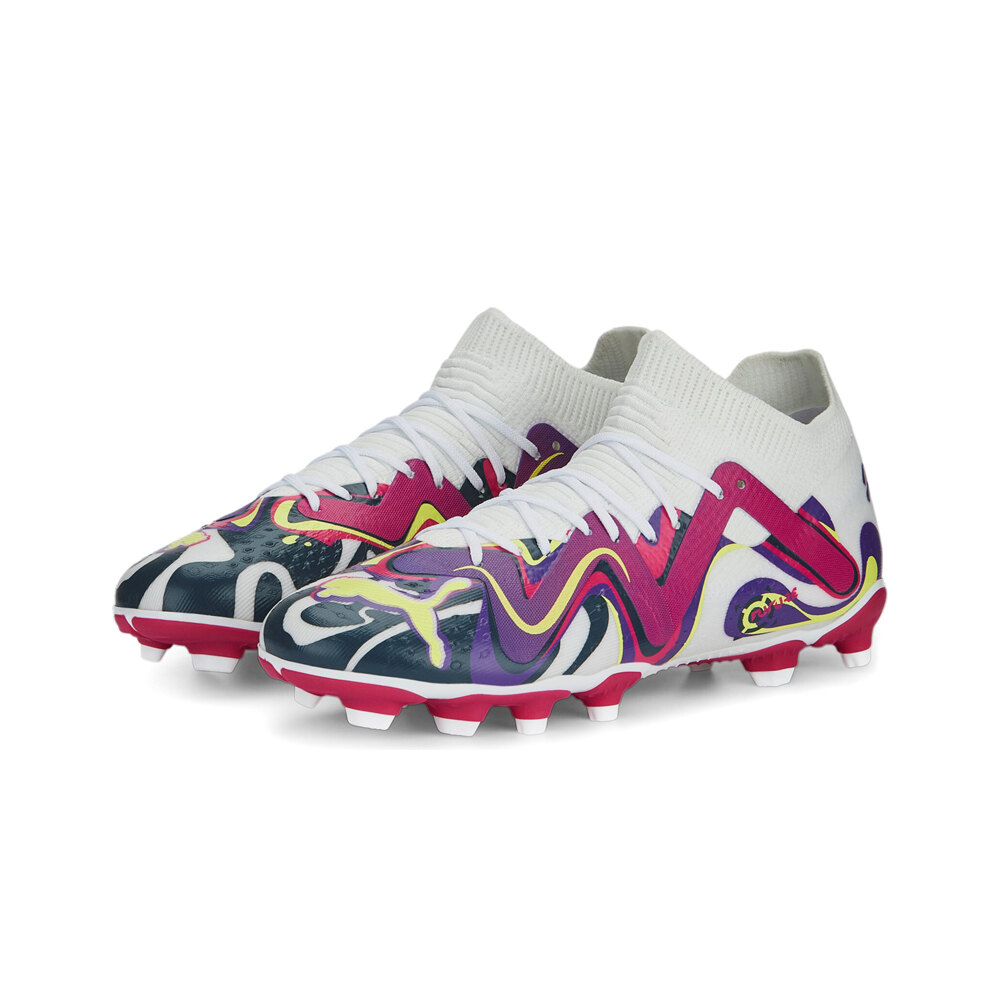 Puma botas de futbol niño cesped artificial FUTURE MATCH CREATIVITY FG/AG JR lateral interior