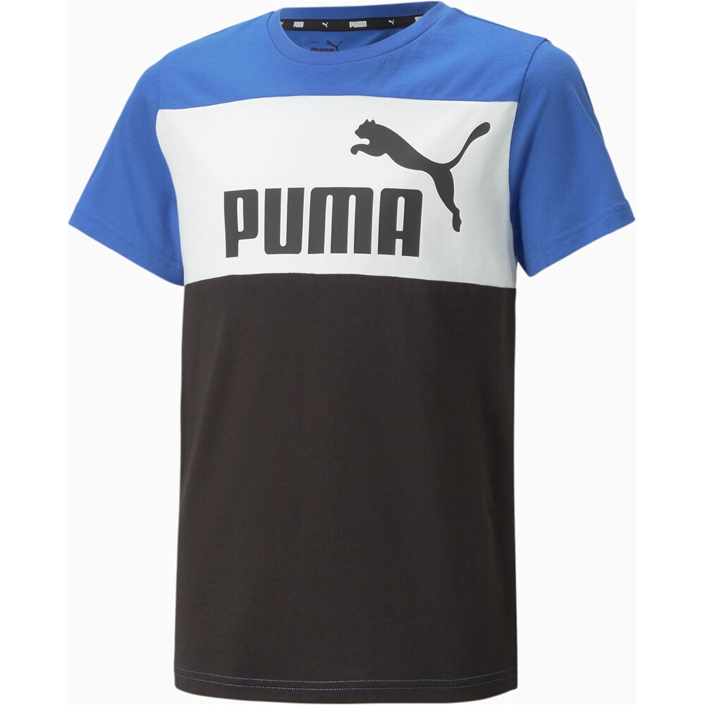 Puma camiseta manga corta niño X_ESS+ Colorblock Tee B vista frontal