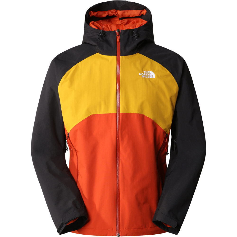 The North Face chaqueta impermeable hombre M STRATOS JACKET - EU vista frontal