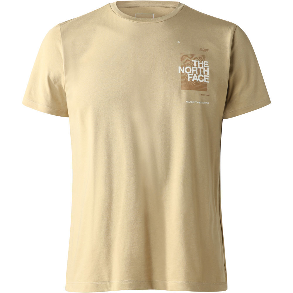 The North Face camiseta montaña manga corta hombre M FOUNDATION GRAPHIC TEE S/S - EU vista frontal