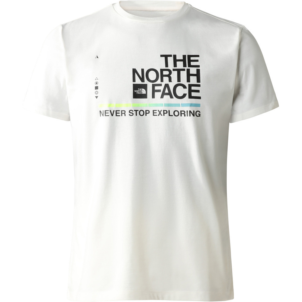 The North Face camiseta montaña manga corta hombre M FOUNDATION GRAPHIC TEE S/S - EU vista frontal