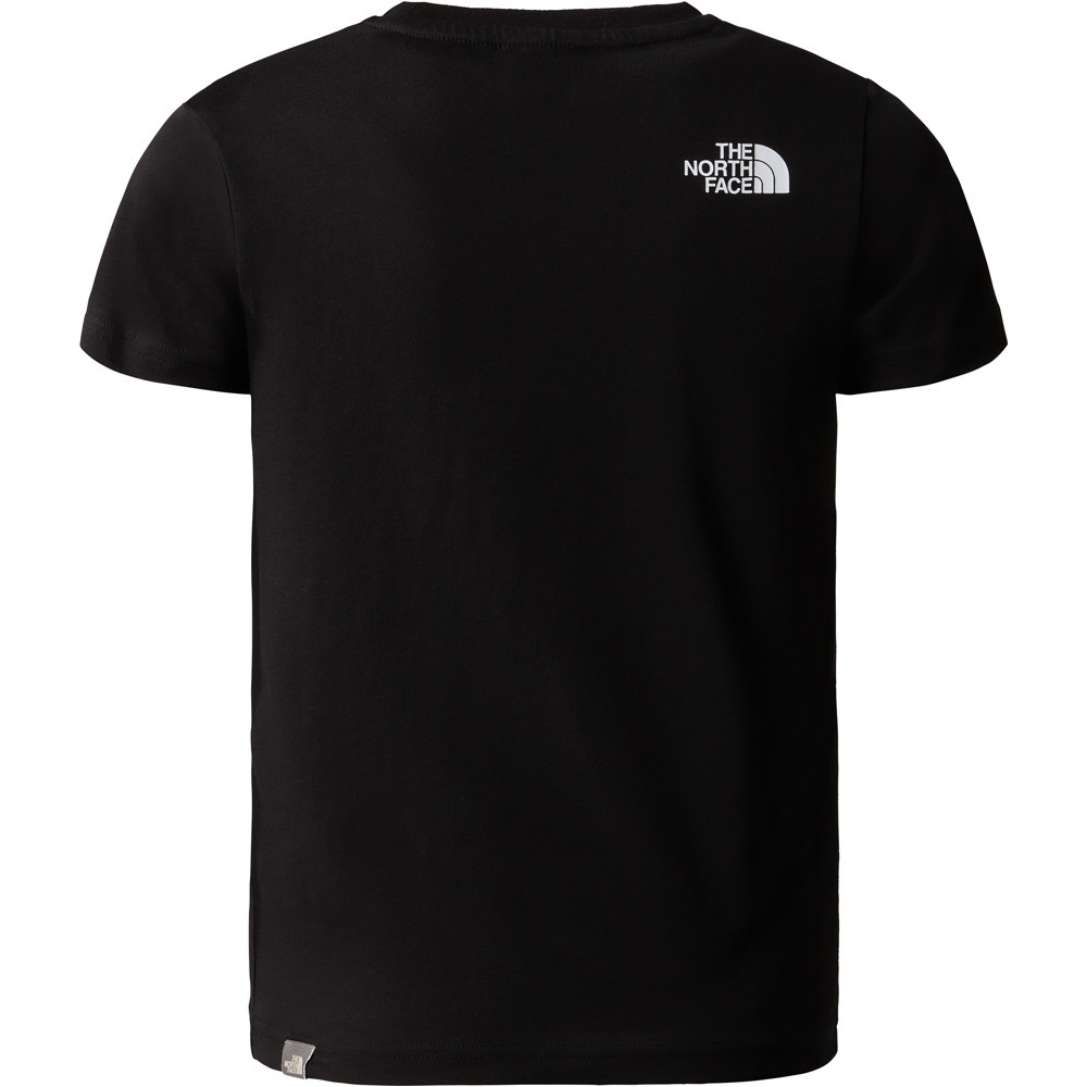 The North Face camiseta montaña manga corta niño B S/S REDBOX TEE vista trasera