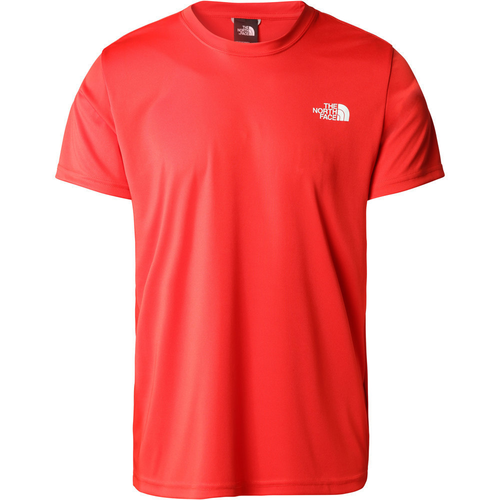 The North Face camiseta montaña manga corta hombre M REAXION RED BOX TEE - EU vista frontal