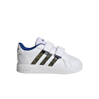 adidas zapatilla multideporte bebe Grand Court Lifestyle Hook and Loop lateral exterior