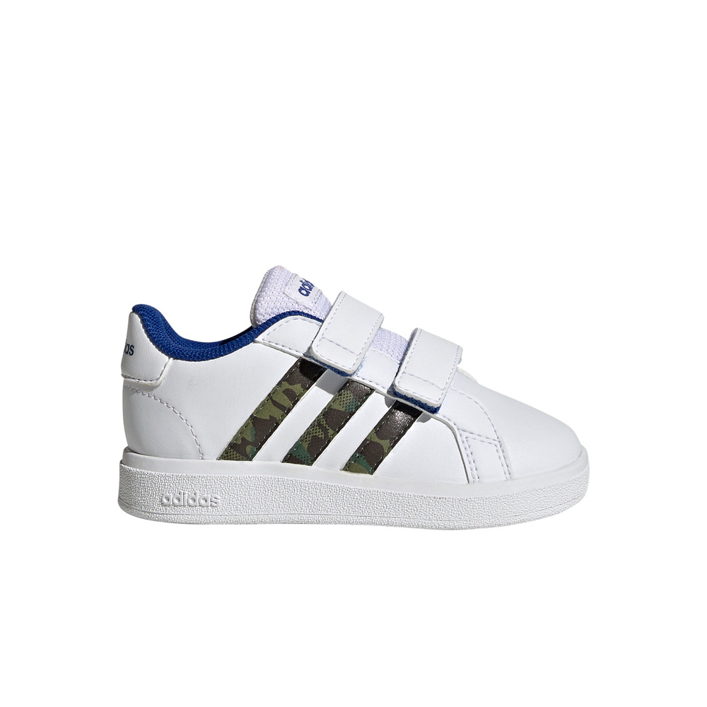 adidas zapatilla multideporte bebe Grand Court Lifestyle Hook and Loop lateral exterior