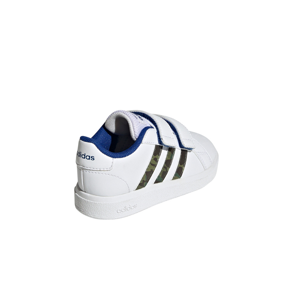 adidas zapatilla multideporte bebe Grand Court Lifestyle Hook and Loop vista trasera