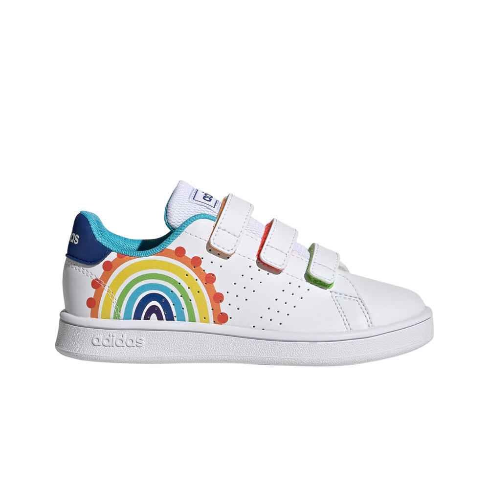 adidas zapatilla moda niño Advantage Lifestyle Court Hook-and-Loop lateral exterior