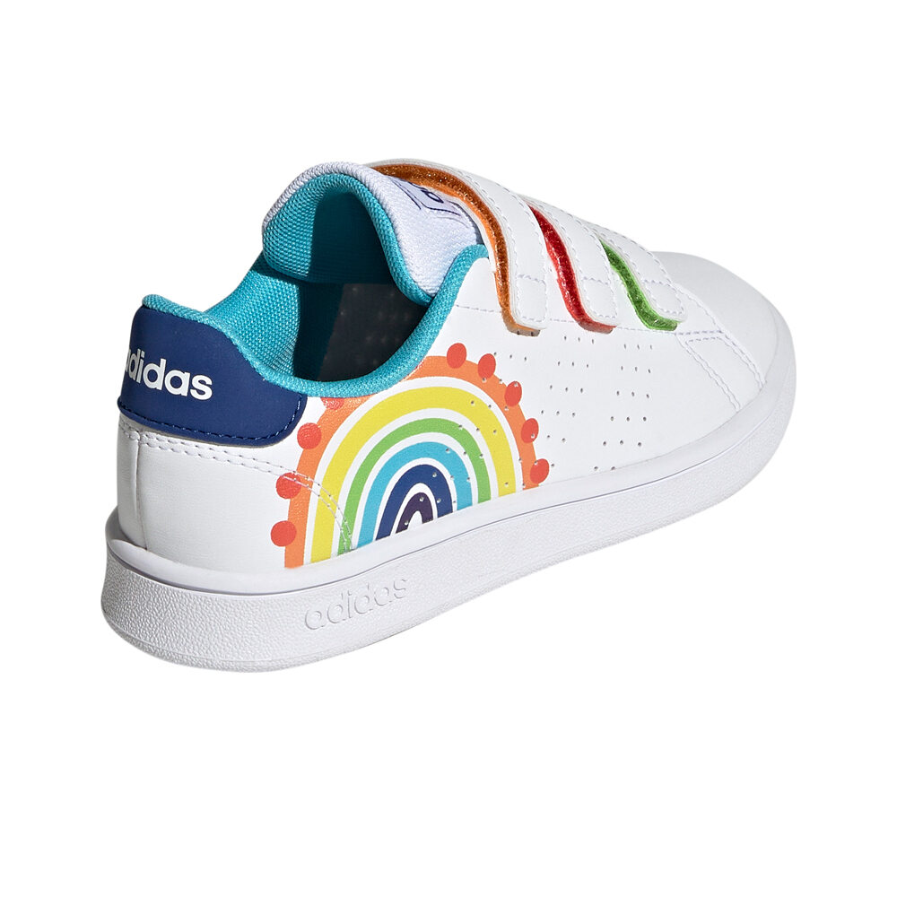 adidas zapatilla moda niño Advantage Lifestyle Court Hook-and-Loop vista trasera