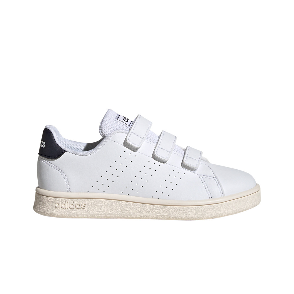 adidas zapatilla moda niño Advantage Court Lifestyle Hook-and-Loop lateral exterior