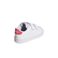 adidas zapatilla multideporte bebe Advantage Lifestyle Court Two Hook-and-Loop vista trasera