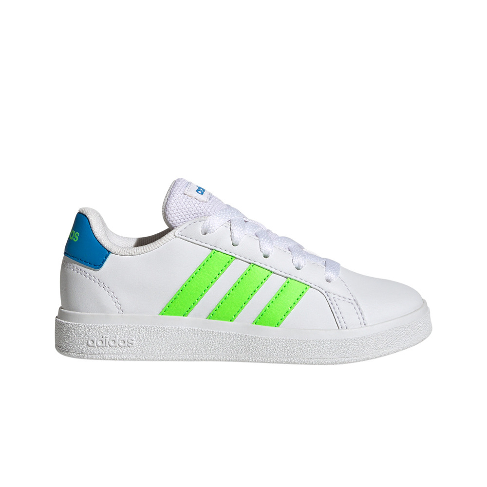 adidas zapatilla moda niño Grand Court Lifestyle Tennis Lace-Up lateral exterior