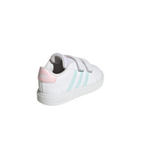 adidas zapatilla multideporte bebe Grand Court Lifestyle Hook and Loop vista trasera