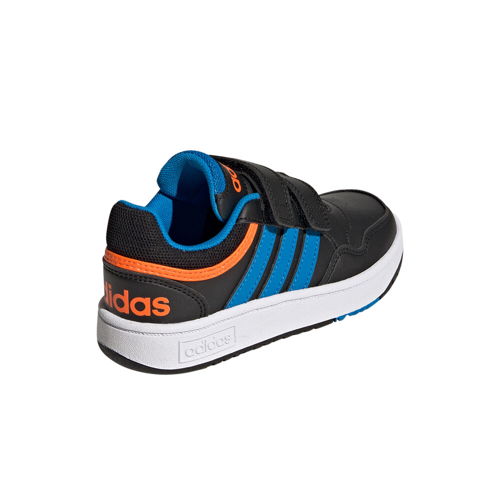 adidas zapatilla moda niño Hoops vista trasera