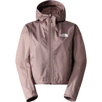 The North Face chaqueta impermeable mujer W CROPPED QUEST JACKET vista frontal