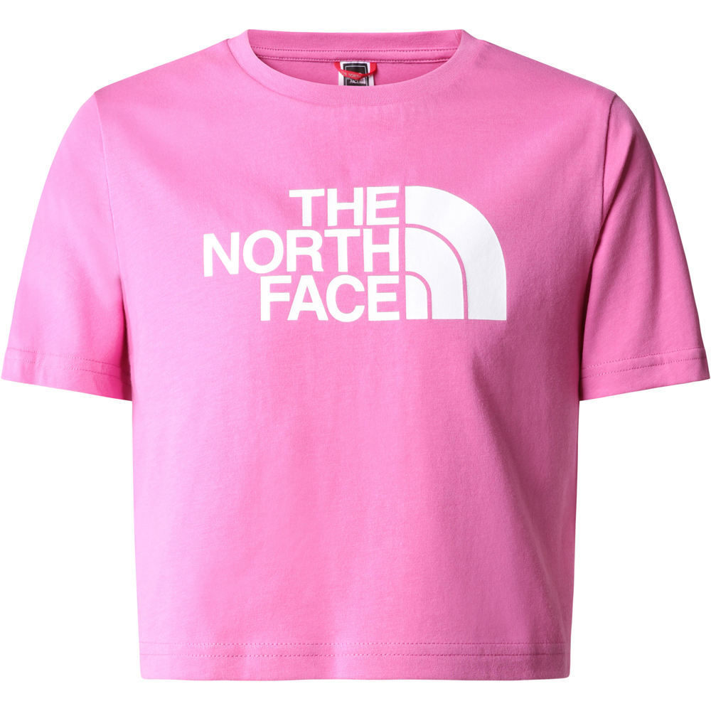 The North Face camiseta montaña manga corta niño G S/S CROP EASY TEE vista frontal