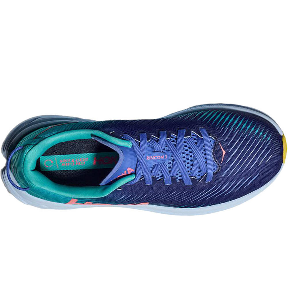 Tenis Hoka Running Rincon 3 Azul Mujer