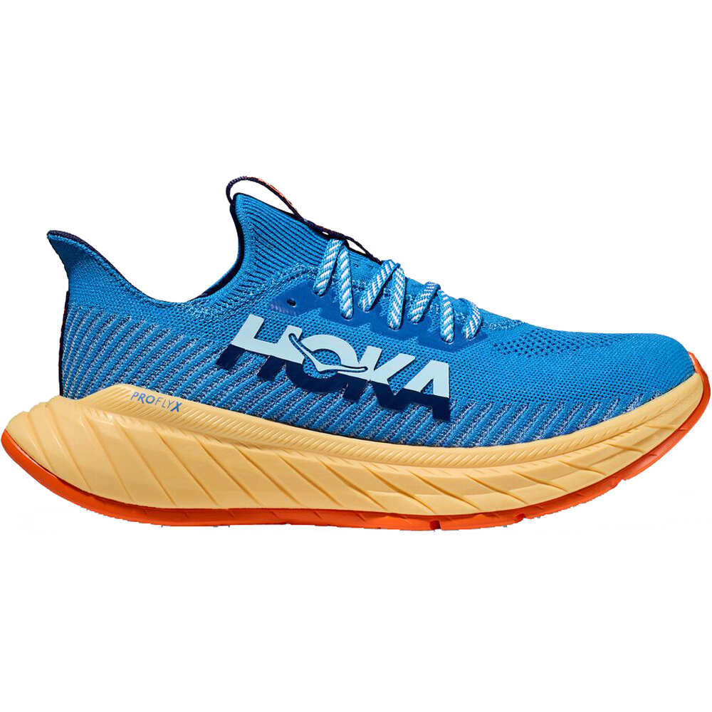 Hoka zapatilla running hombre CARBON X 3 lateral exterior